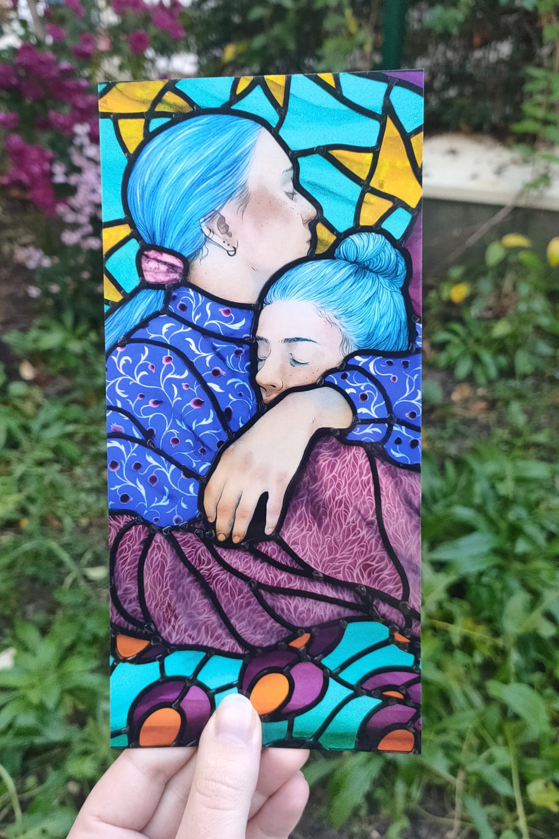 Carte postale vitrail 1