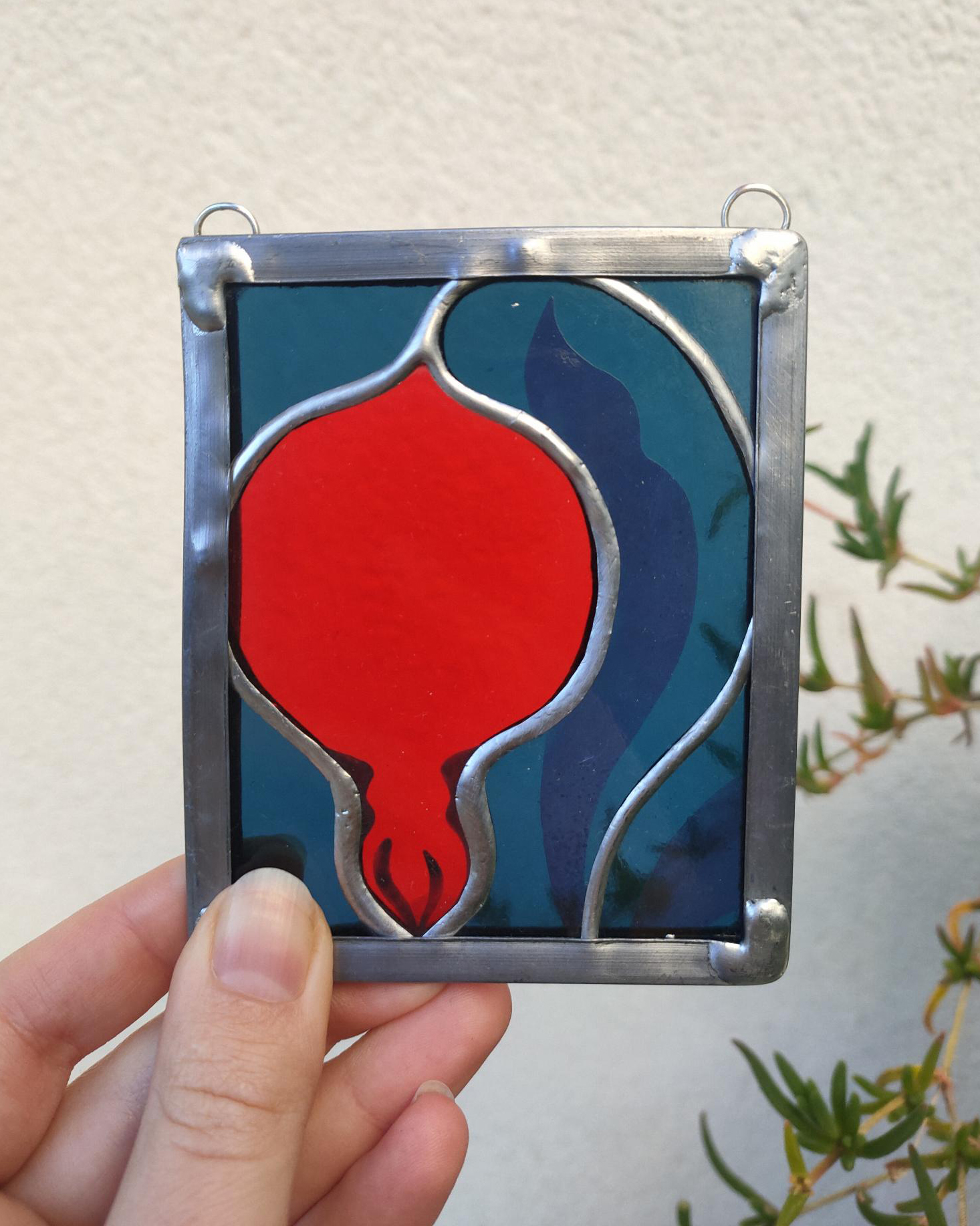 Mini-vitrail grenade