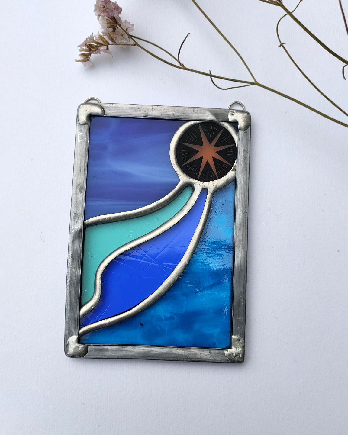 Mini-vitrail étoile