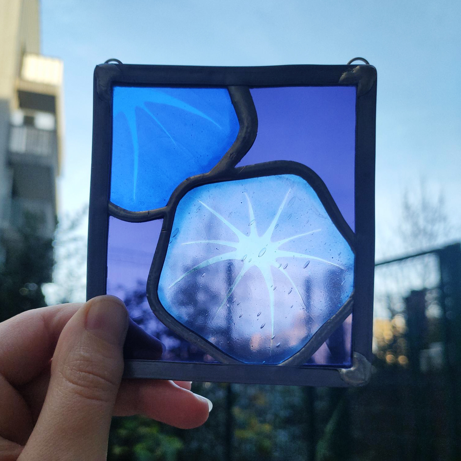 Mini-vitrail liseron