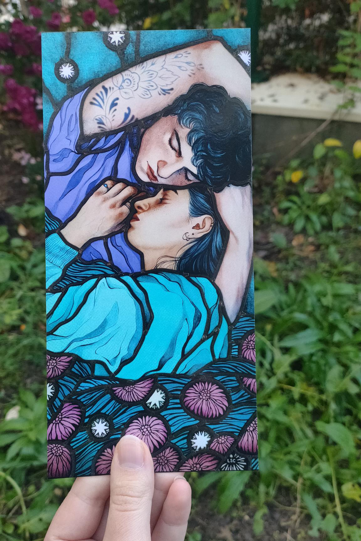 Carte postale vitrail 2