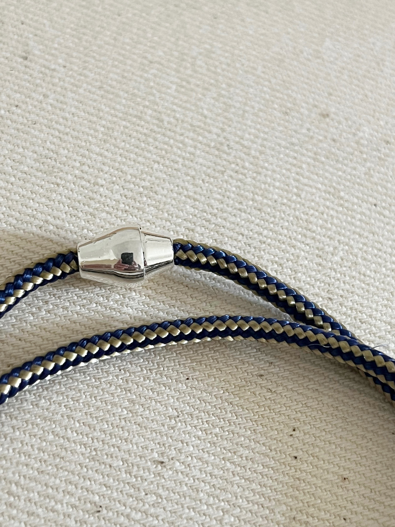 Le TRESSé²   -    Bracelet double tour en paracorde, fermoir argent 925