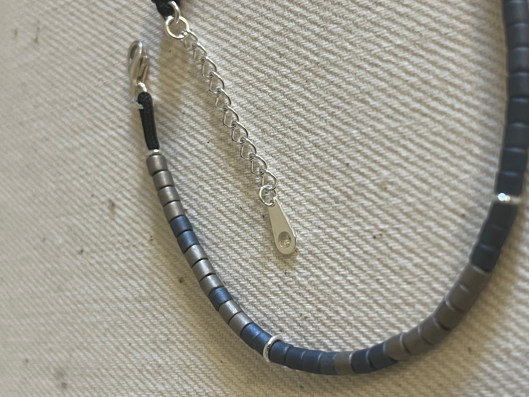 LE YUKi    -   Bracelet Miyuki et argent 925