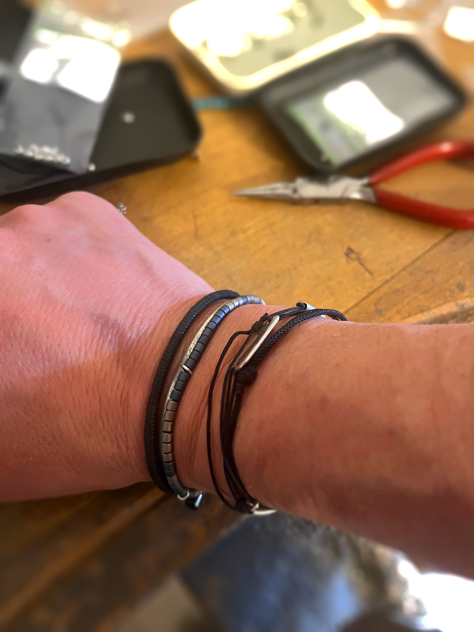 LE YUKi    -   Bracelet Miyuki et argent 925