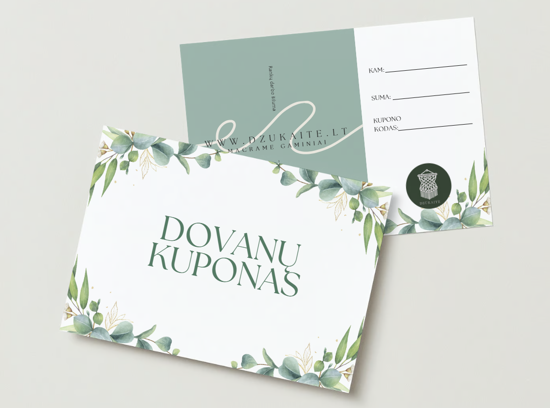 El. Dovanų kuponas 30 €