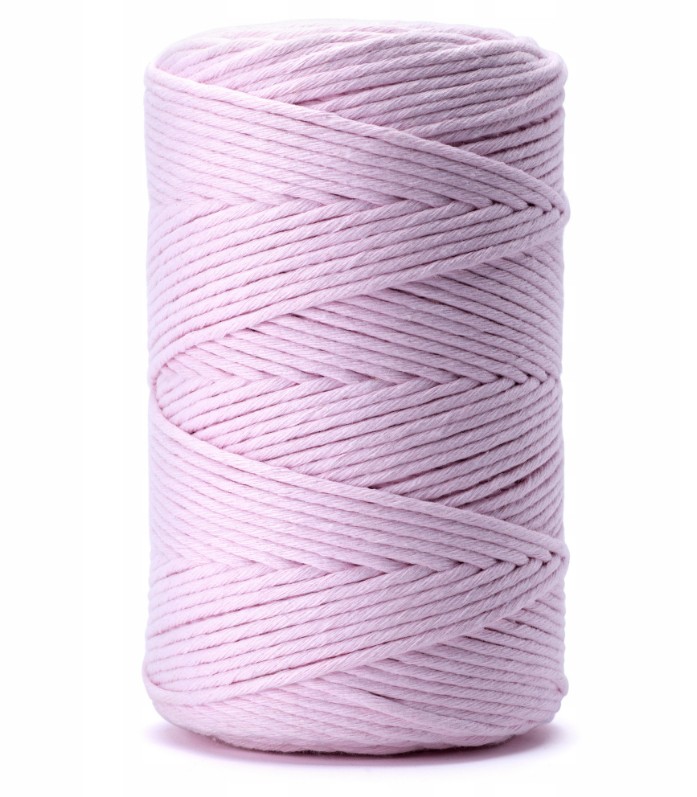 Pasukta Šviesiai rožinė 3mm