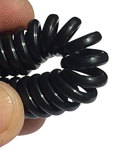 RSPD Suzuki Spring Hook Keychain (Black) Spiral Holder Keychain, Compatible for Universal Bikes