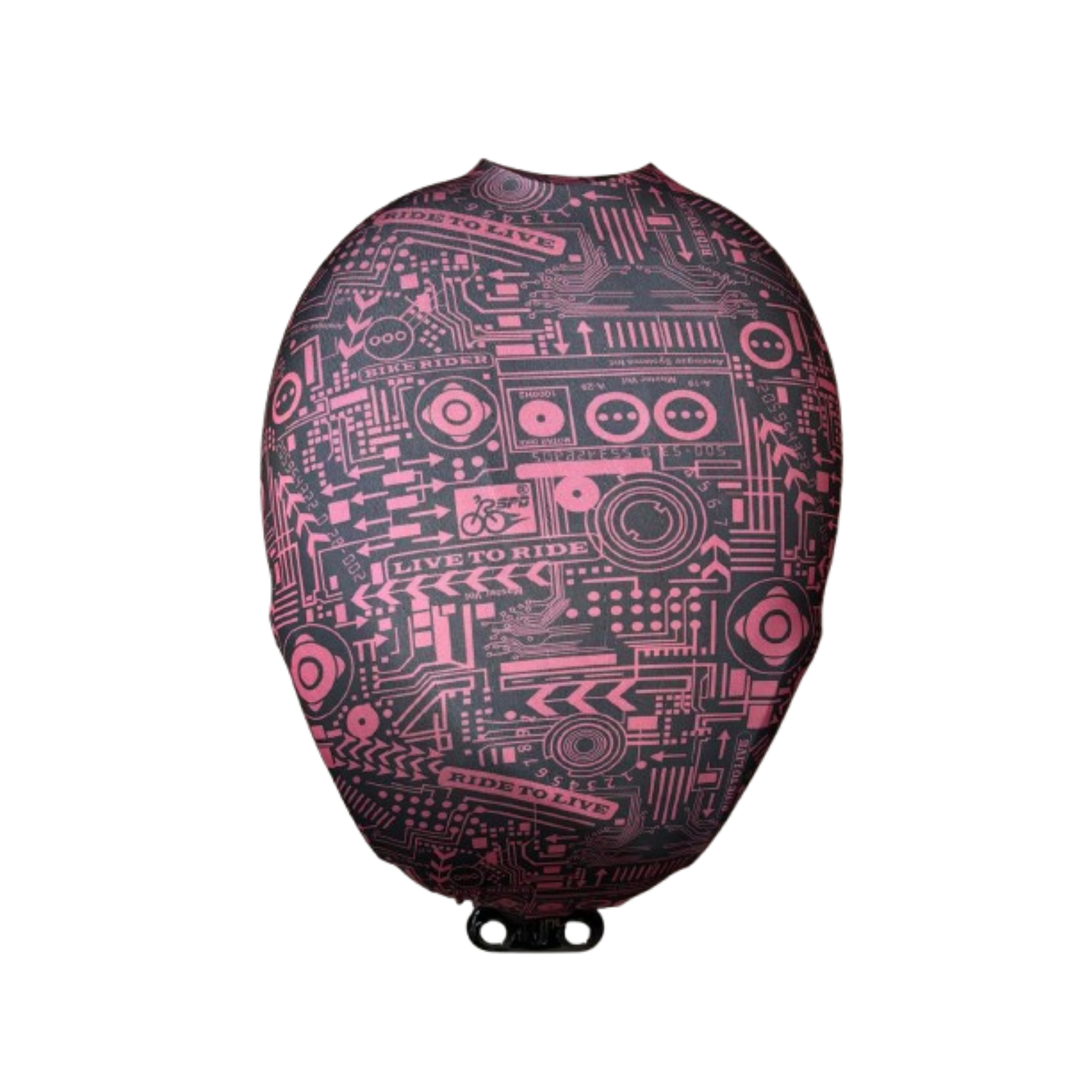RED "NEO Live to Ride" Tank Cover | Stretchable & Lightweight | Protects from Sun, Dust & Scratches | Easy to Use (Not Waterproof) | Fits Classic, Thunderbird, Meteor, Standard, Electra, Hunter, Interceptor, Himalayan 411/450