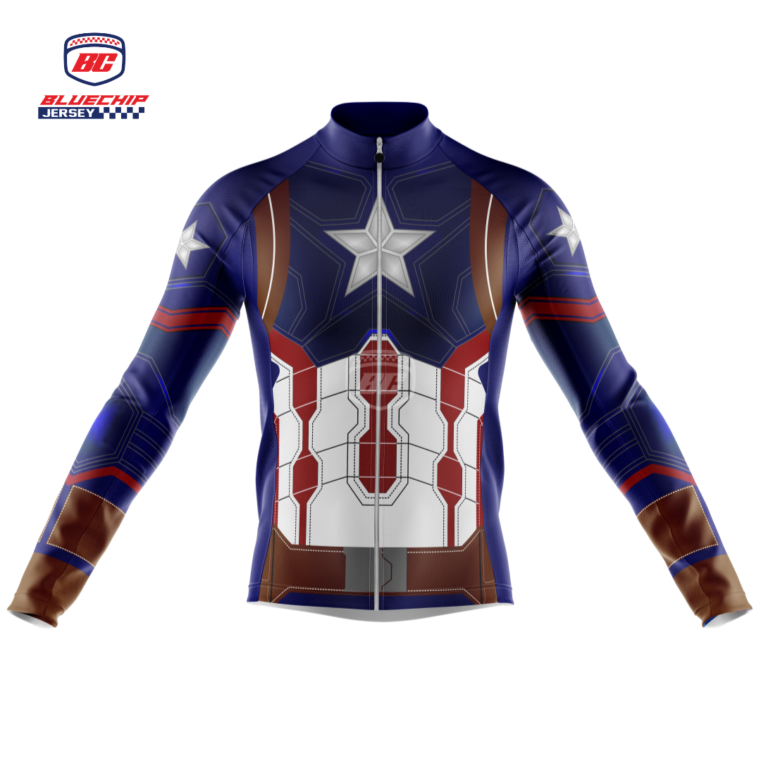 Bluechip Aero Jersey Captain America