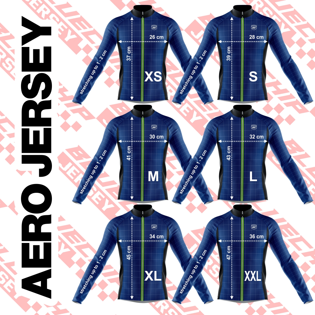 Limited Edition Bluechip Jersey Aero - Black Fancy Retro 1.0