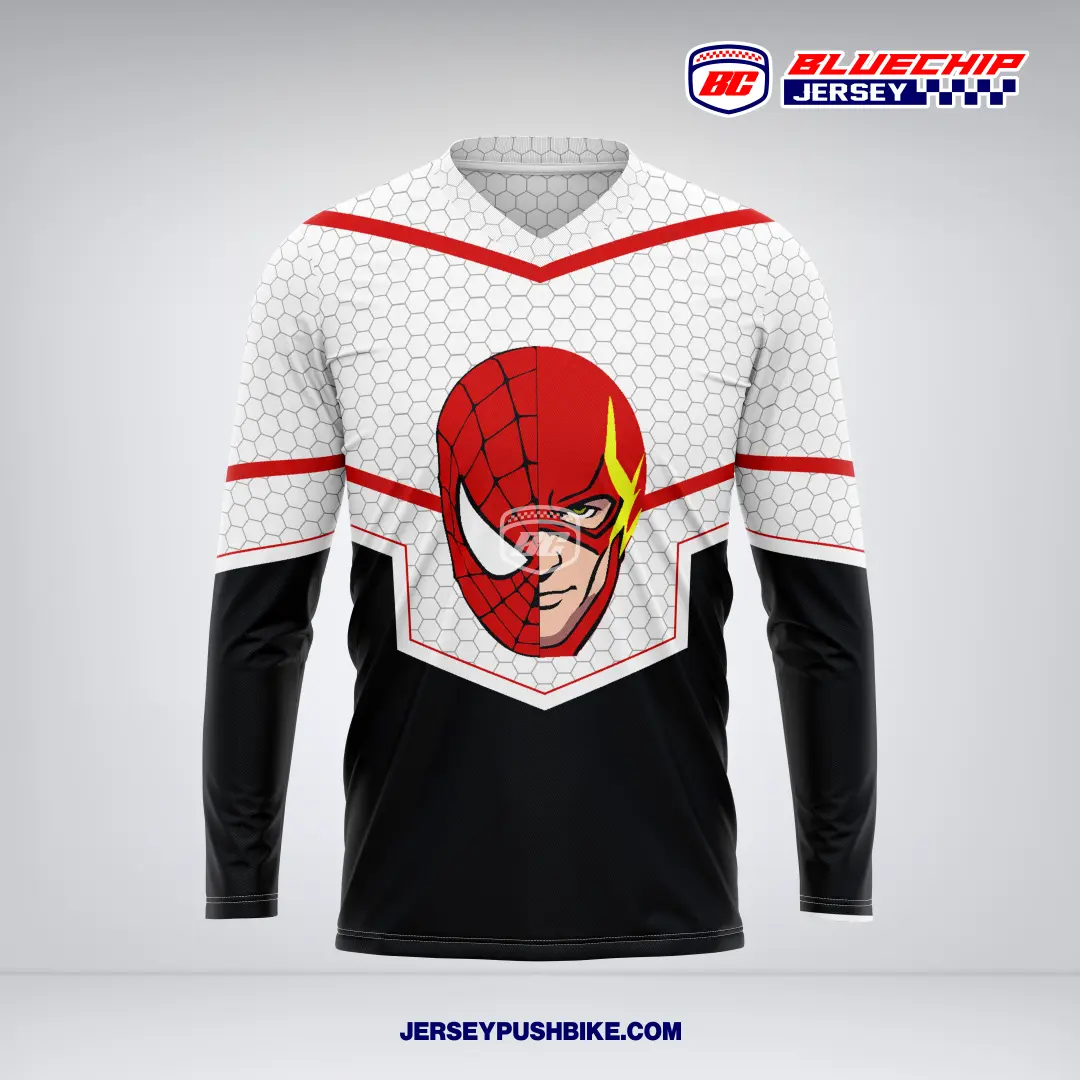 JERSEY PUSHBIKE SPIDERMAN - FLASH
