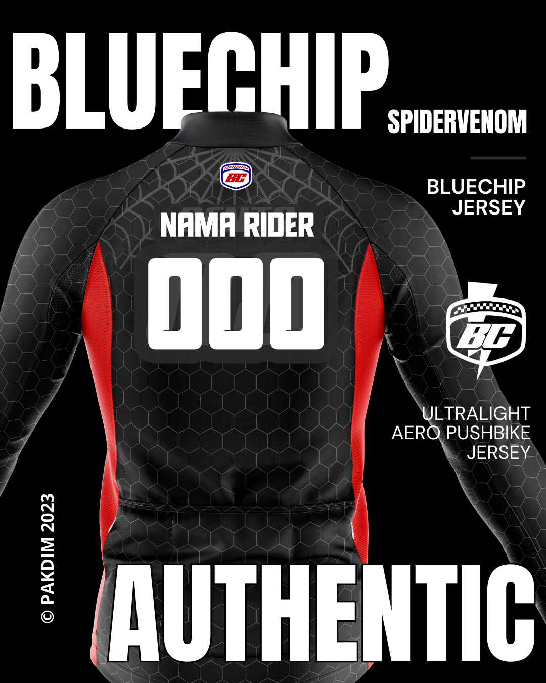 Bluechip Aero Jersey Spider-Venom