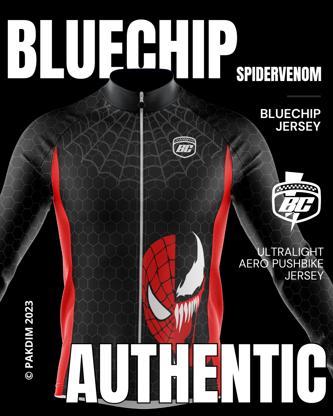 Bluechip Aero Jersey Spider-Venom