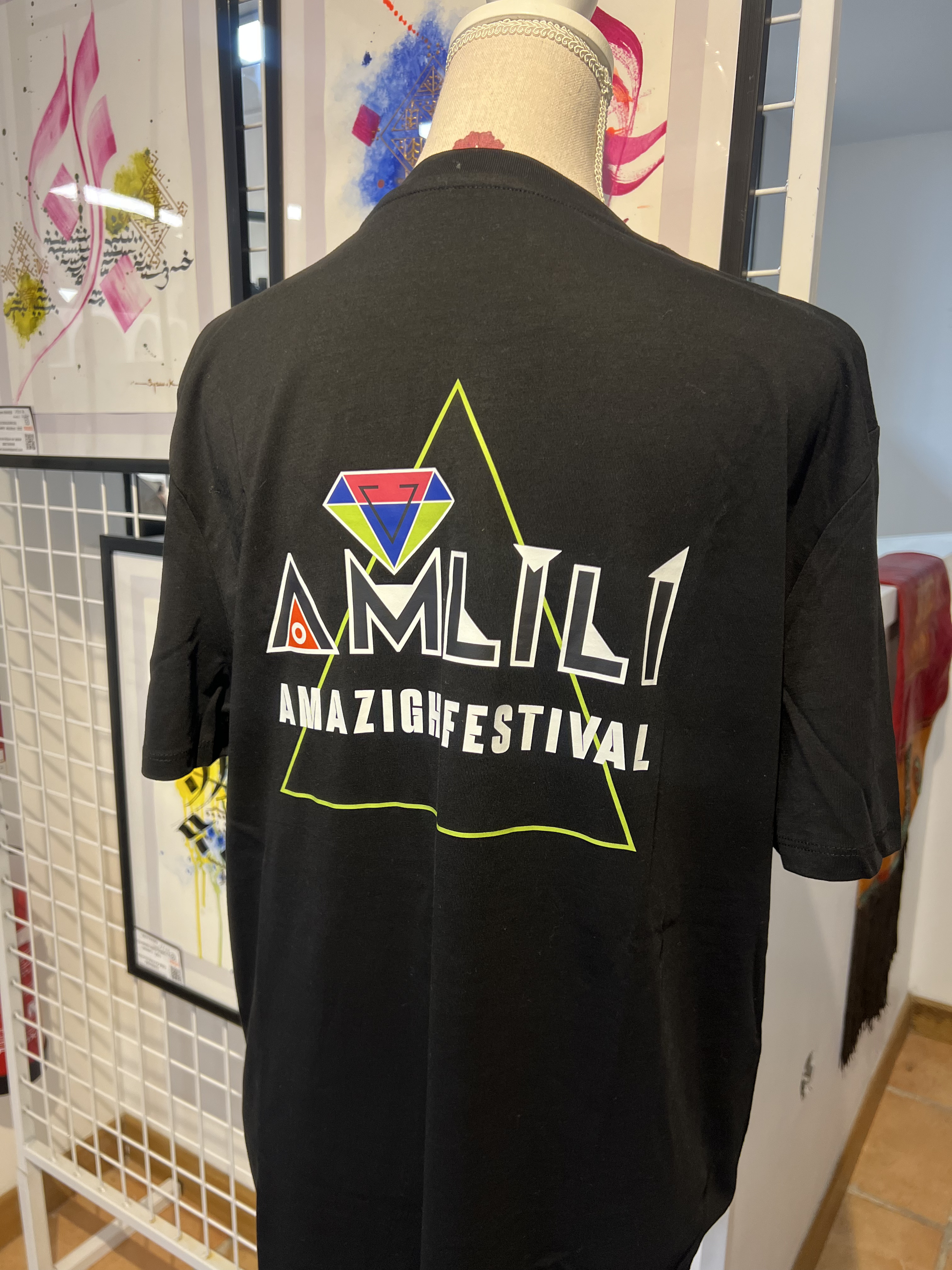 T-shirt logo Amlili Amazigh Festival