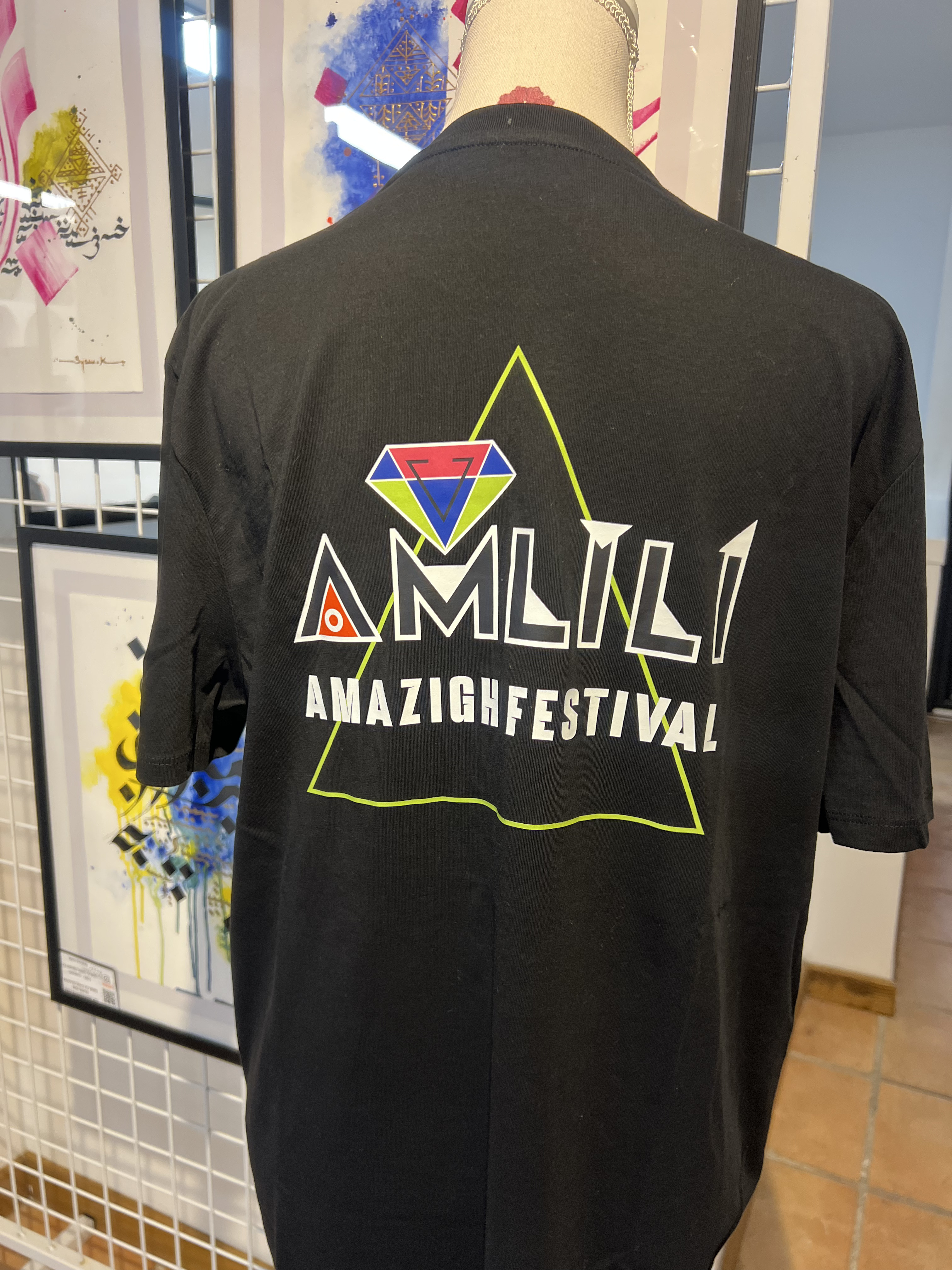 T-shirt logo Amlili Amazigh Festival