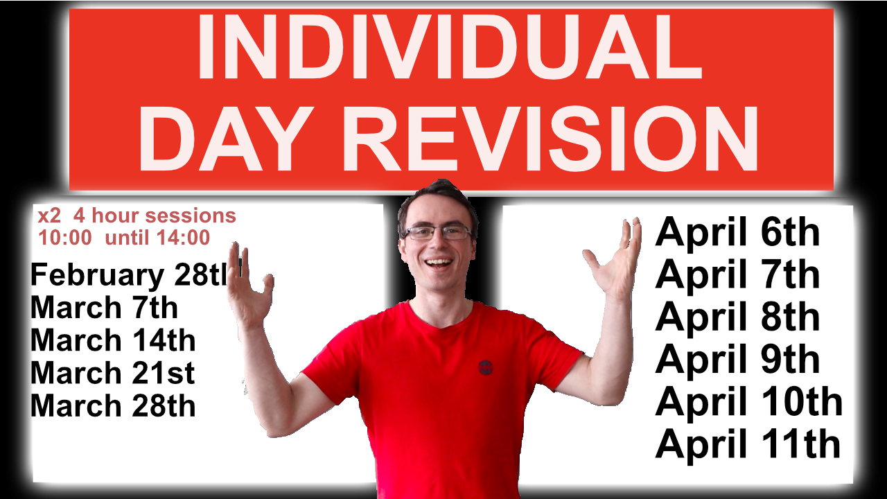 Individual Revision Day - Any Exam Board