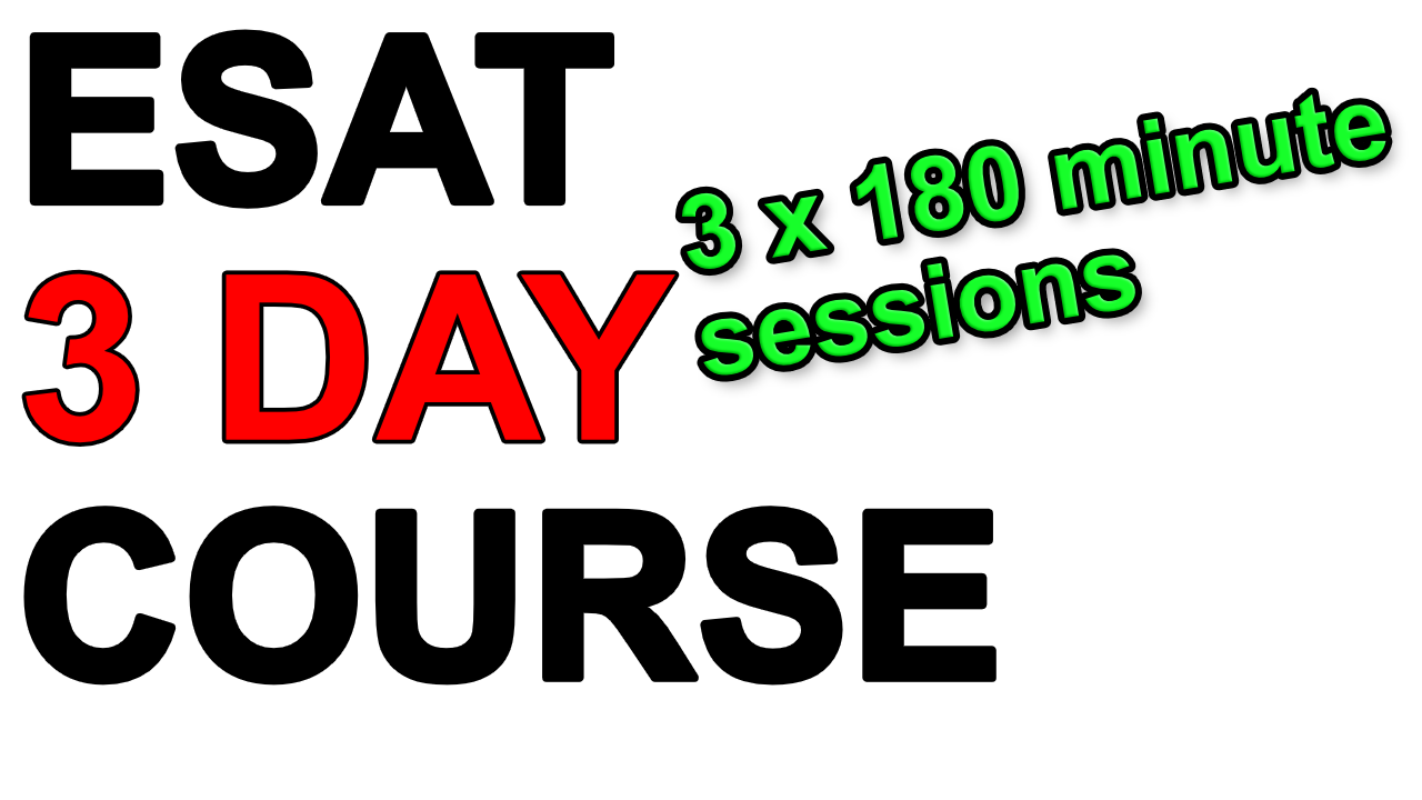 ESAT - Physics and Maths - All 3 Days