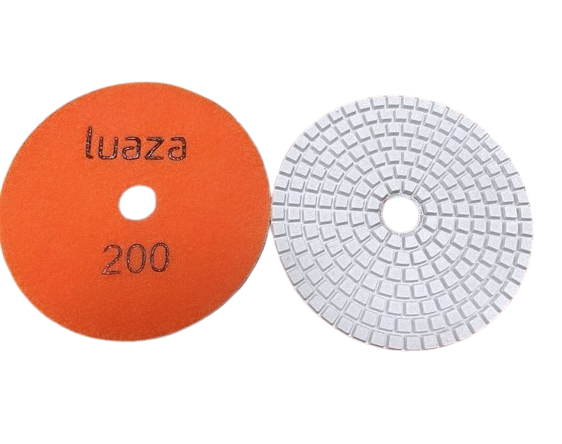 DISCO LIXA DIAMANTADA BRILHO D'ÁGUA 100MM UTILIZADA NO POLIMENTO 