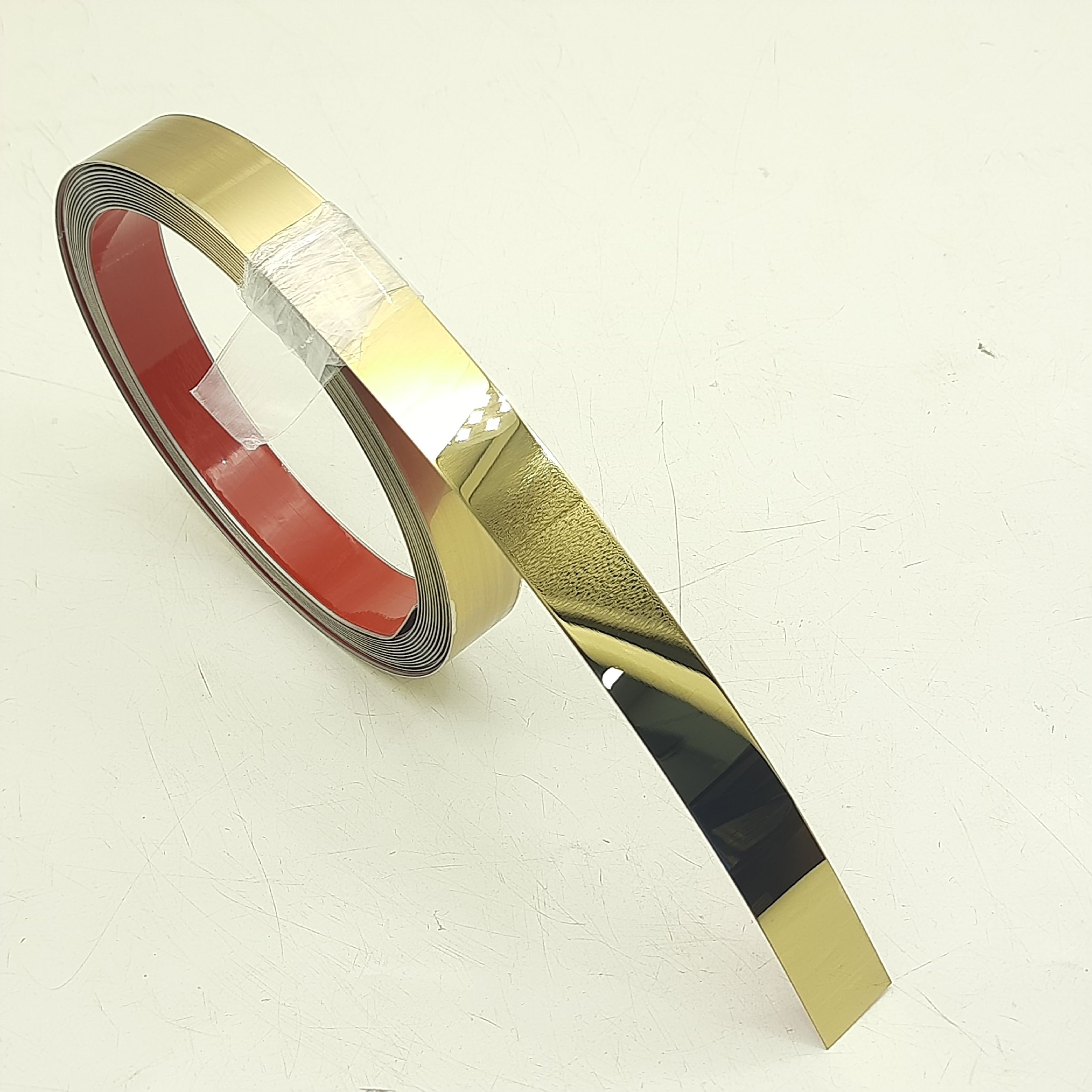 FITA DOURADO VINIL 3MX10MM ACABAMENTO P/ ADESIVO DE PAREDE 3D UV LUAZA