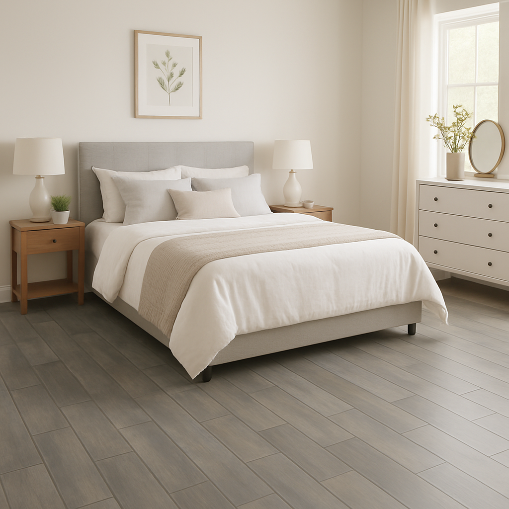 PISO VINÍLICO LVT STANDARD AUTOCOLANTE 15.24CMX91.44CM ROVERE SERENO LUAZA