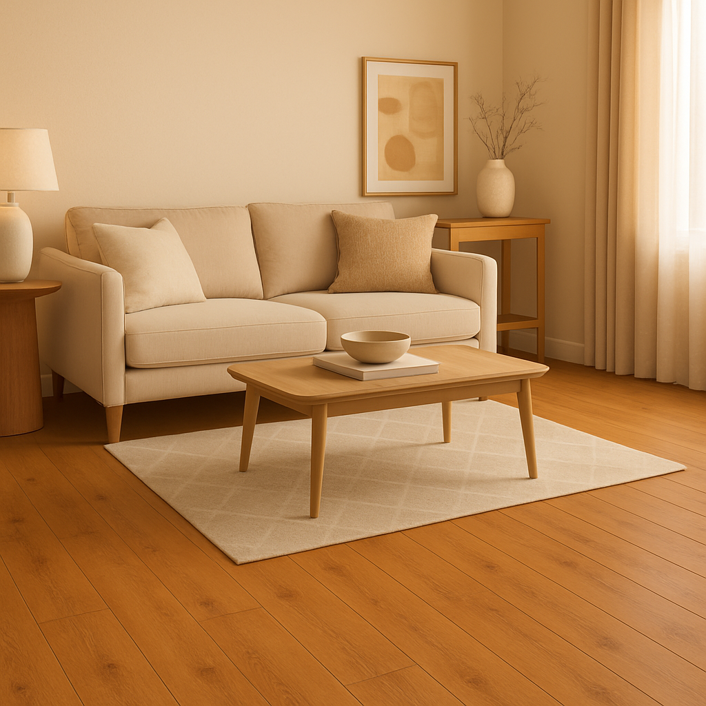 PISO VINÍLICO LVT STANDARD COLADO 15.24CMX91.44CM MAPLE VERONA LUAZA