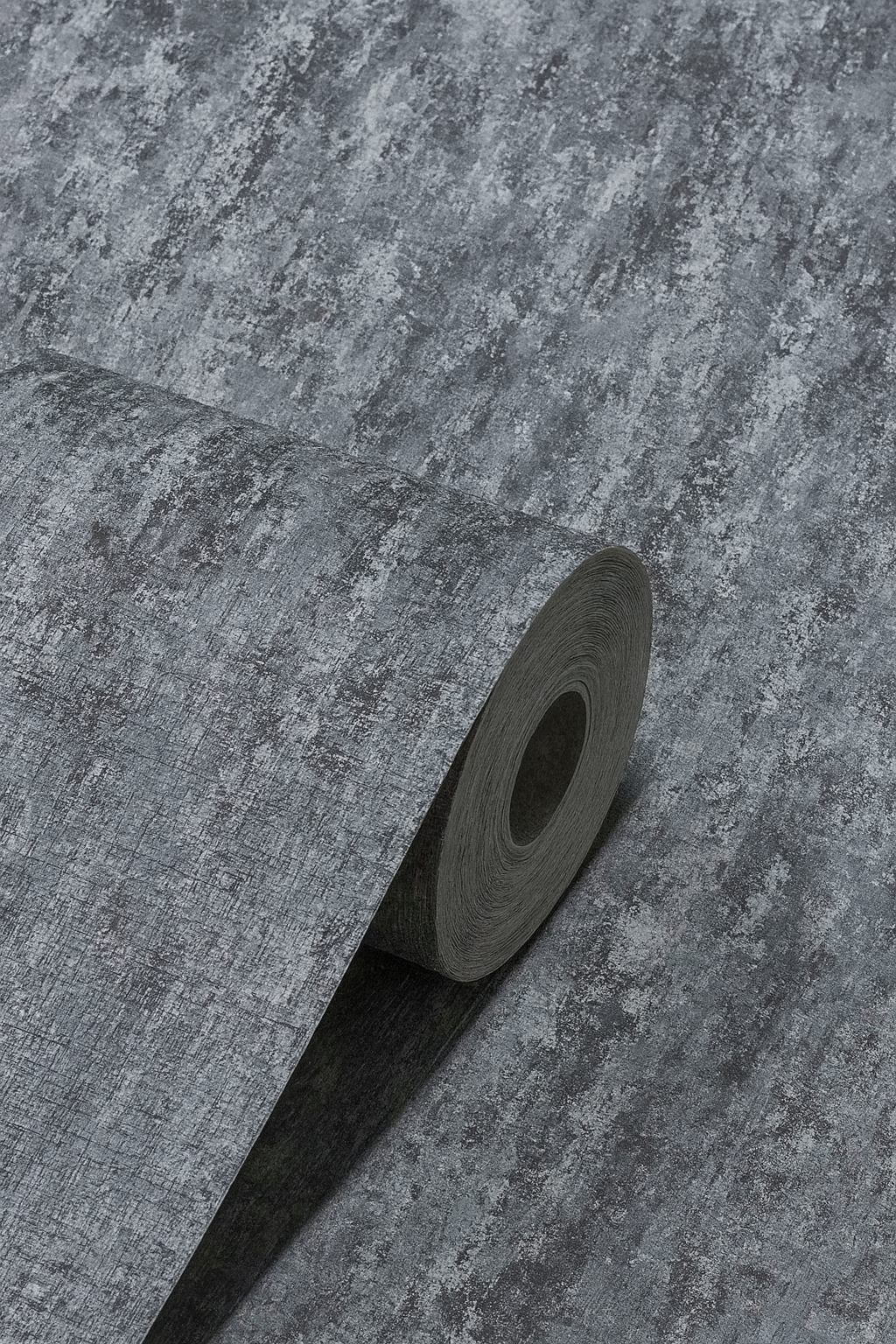 PAPEL DE PAREDE PVC VINÍLICO 5MX0,53M (2,65M²) CINZA ABSTRATO LUAZA