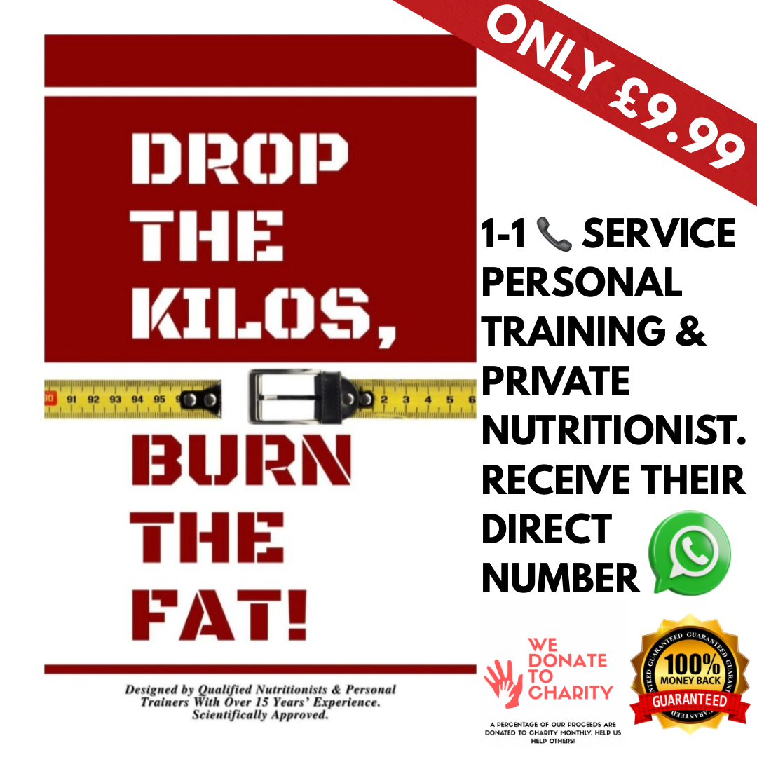 FAT LOSS & BODY TRANSFORMATION EBOOK PLUS 1-1 PERSONAL TRAINING VIA WHATSAPP WITH YOUR PRIVATE QUALIFIED NUTRITIONIST & PERSONAL TRAINER - QUALIFICATION CERTIFICATE