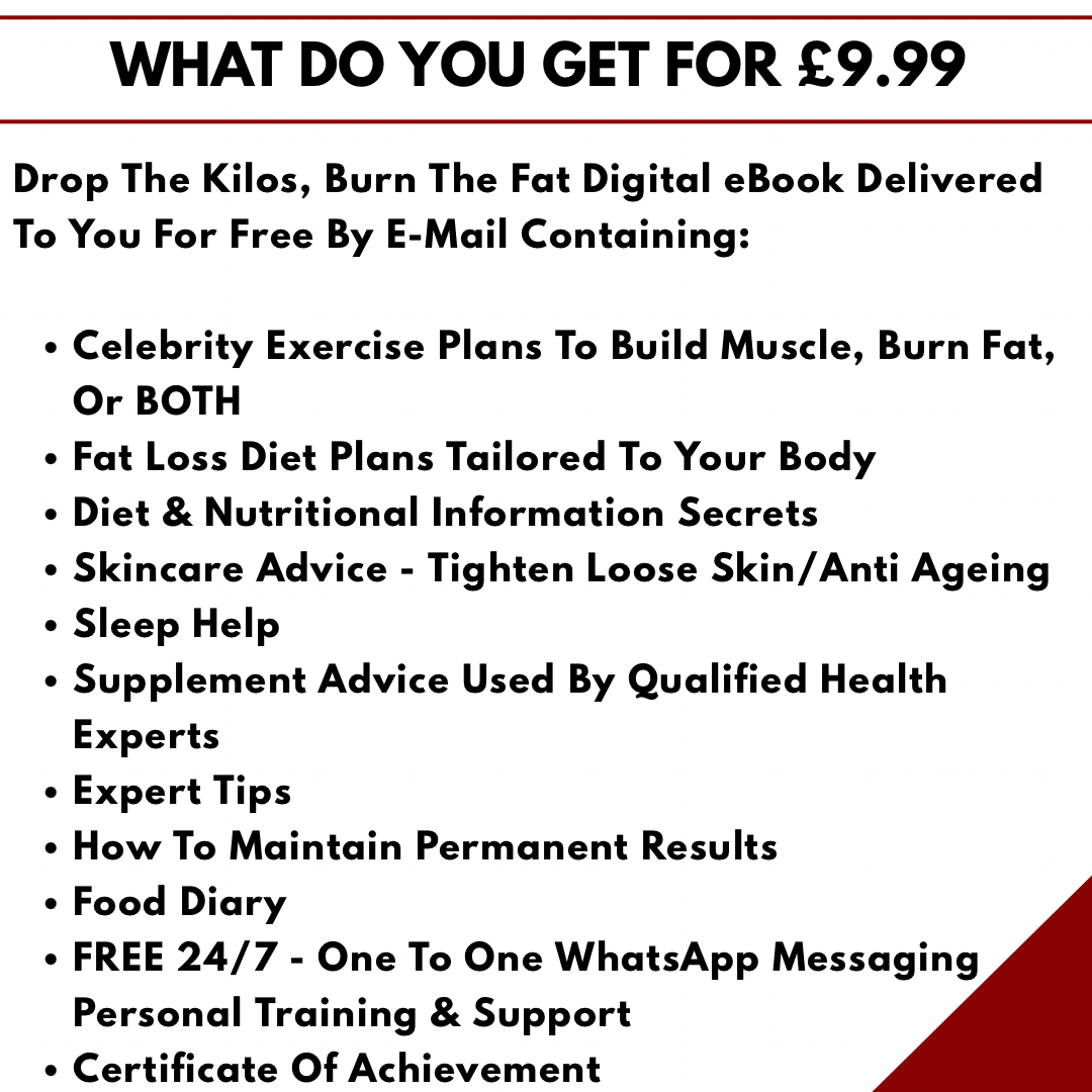 FAT LOSS & BODY TRANSFORMATION EBOOK PLUS 1-1 PERSONAL TRAINING VIA WHATSAPP WITH YOUR PRIVATE QUALIFIED NUTRITIONIST & PERSONAL TRAINER - QUALIFICATION CERTIFICATE
