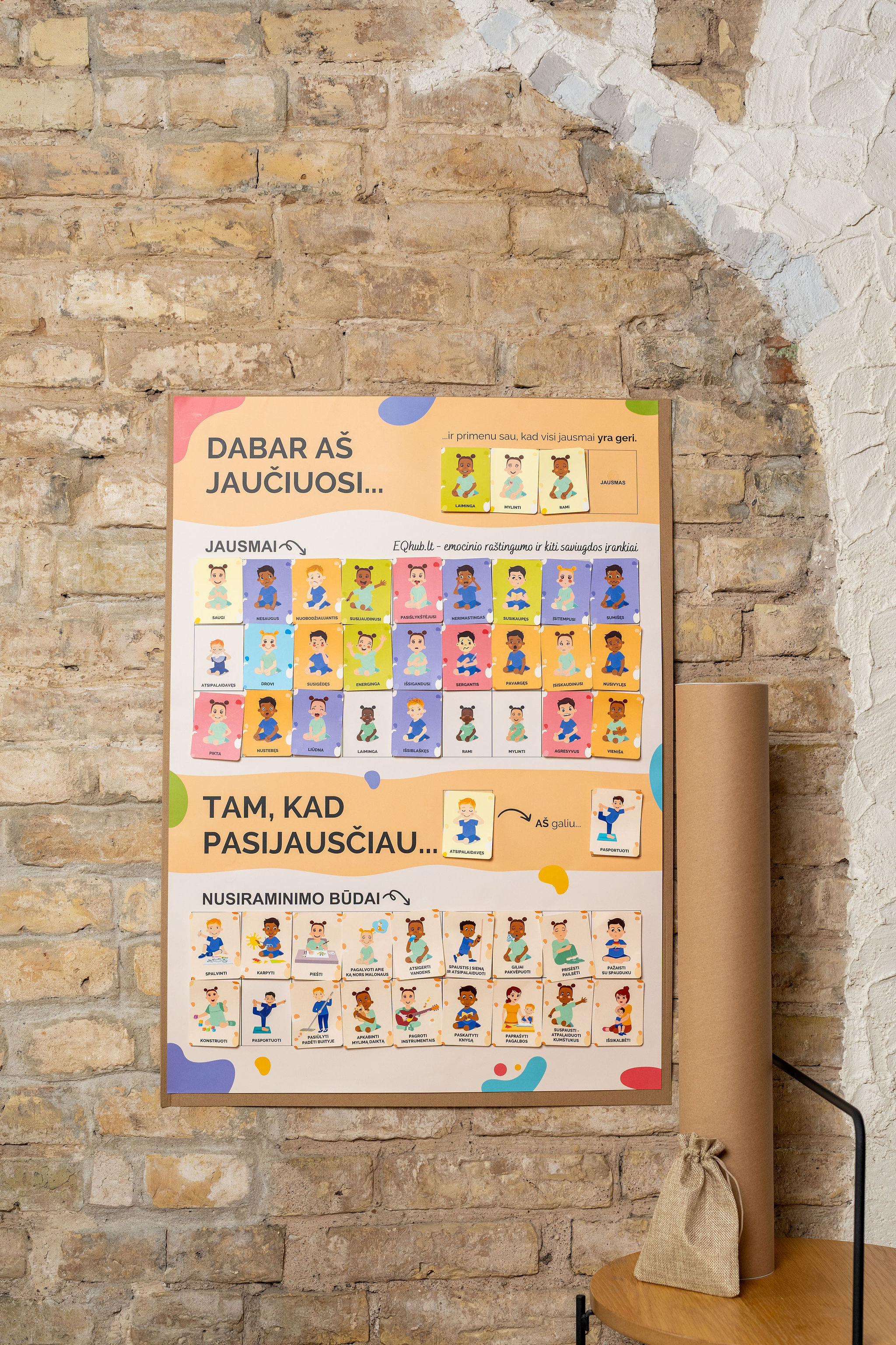 Emocijų pažinimo ir nusiraminimo kampelis