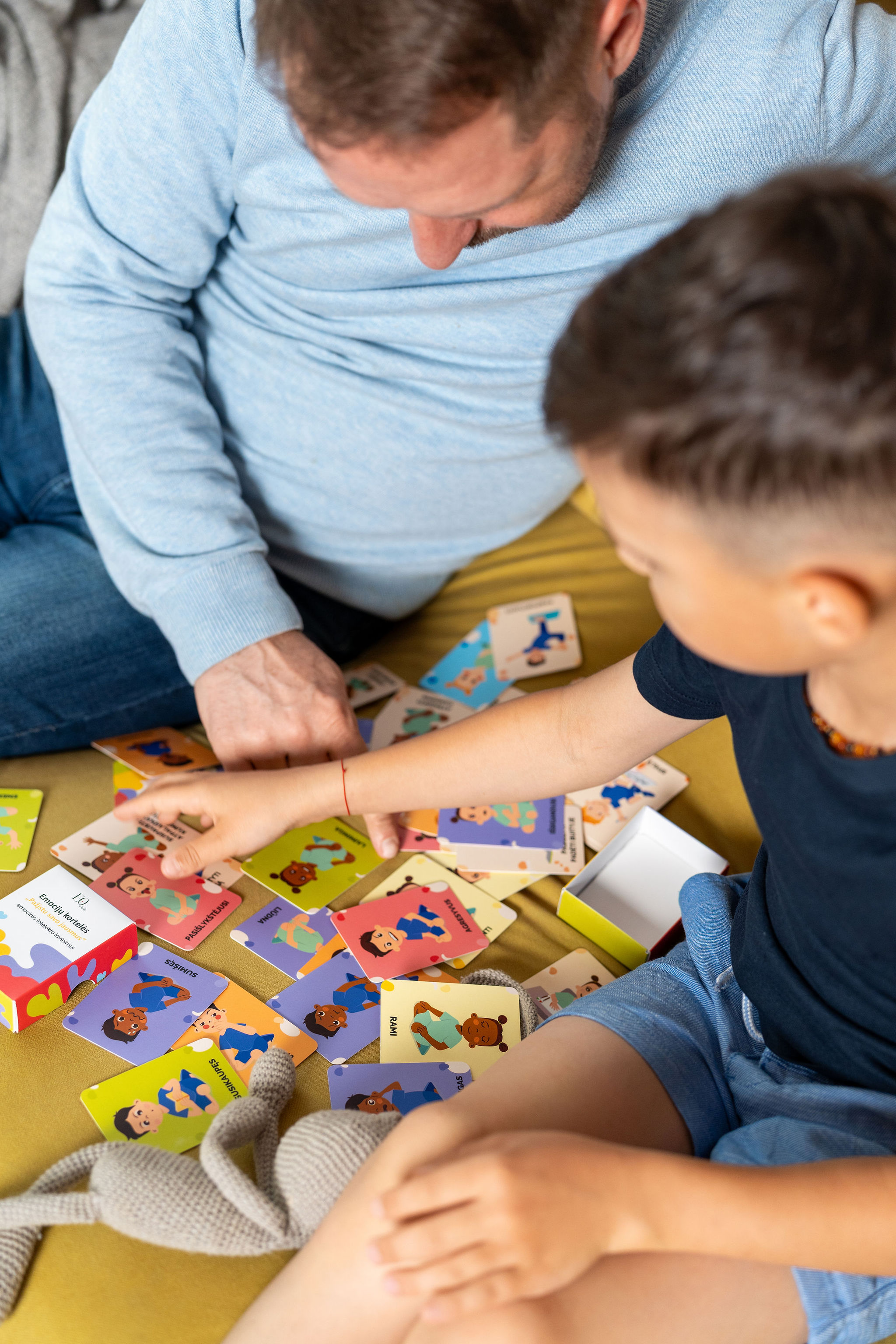Emocijų kortelės "Pažįstu savo jausmus"