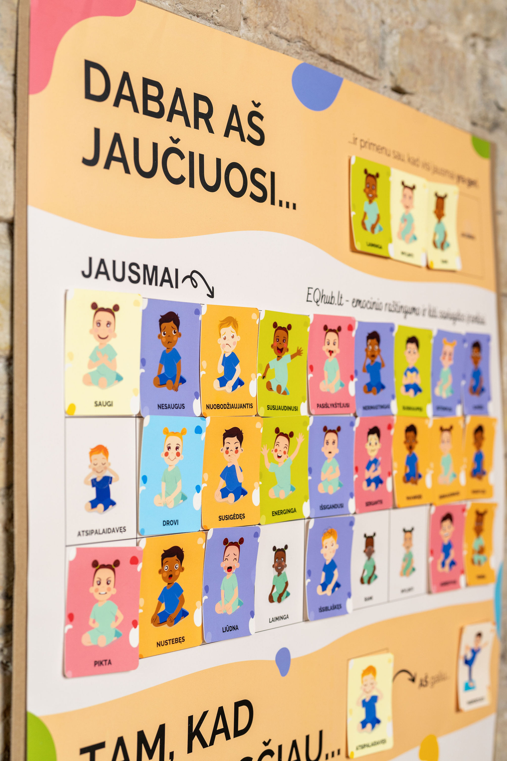 Emocijų pažinimo ir nusiraminimo kampelis