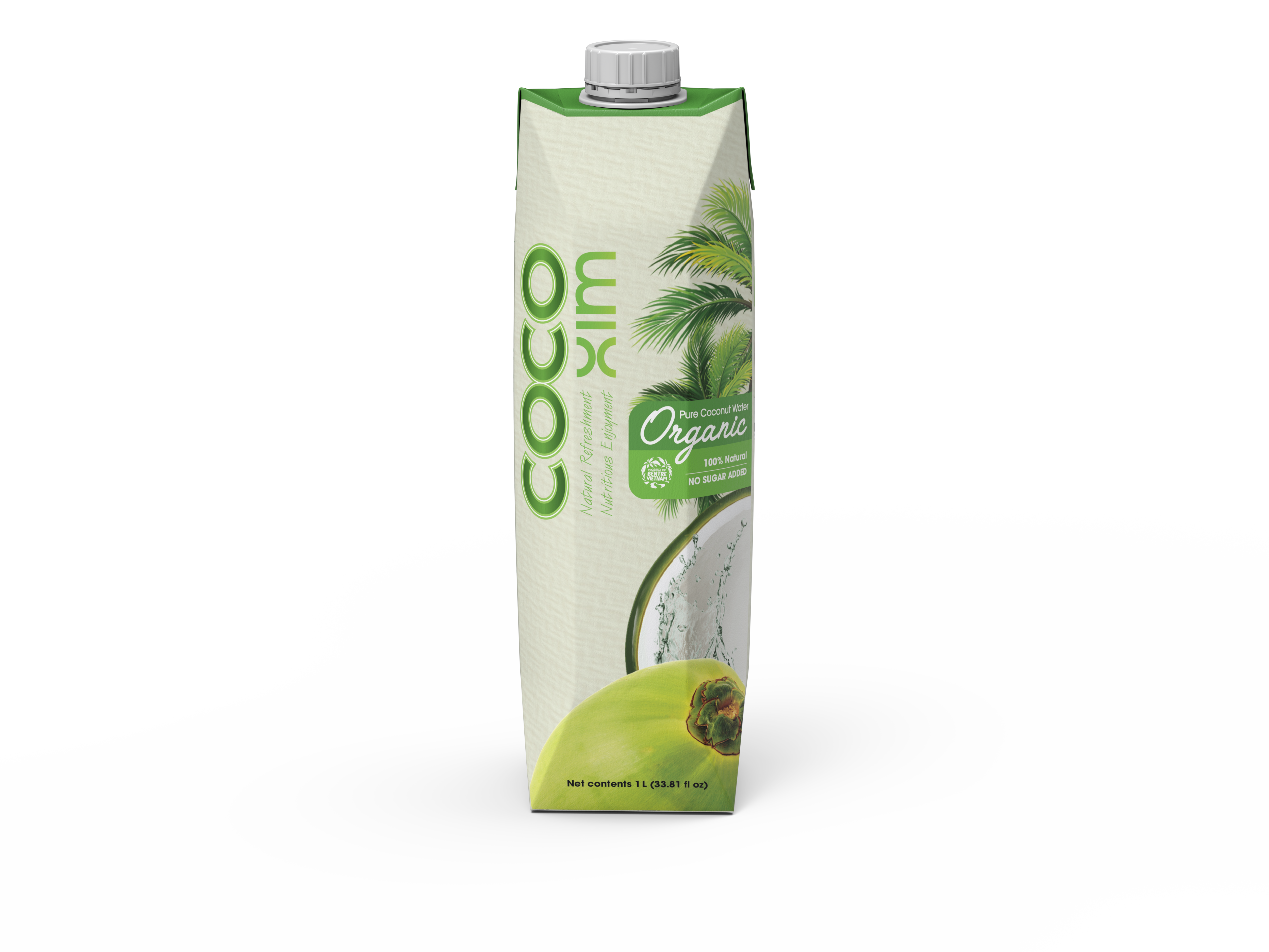 Ekologiškas jaunų kokosų vanduo 1000 ml