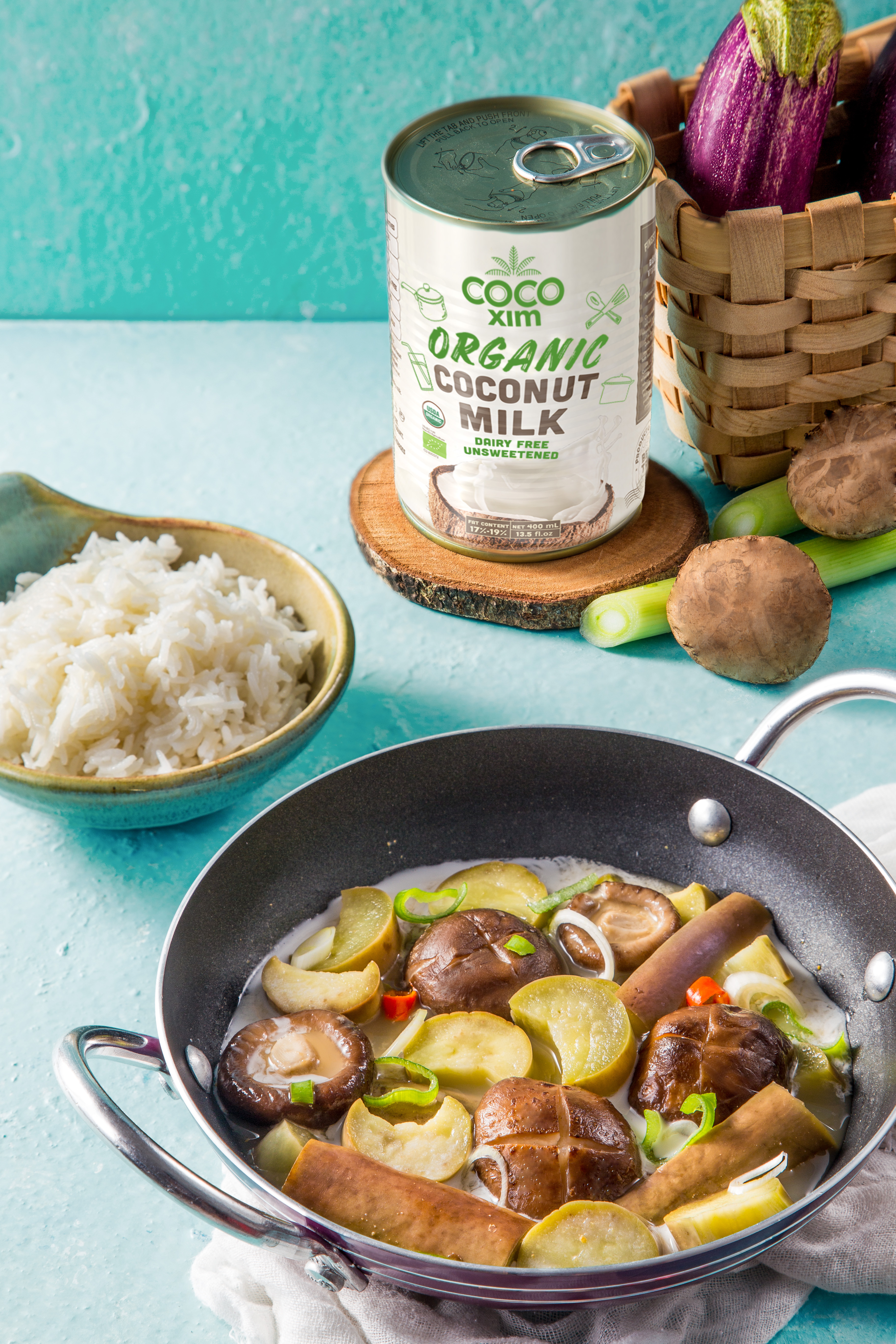 Ekologiškas kokosų kremas 400 ml, 17 - 19%