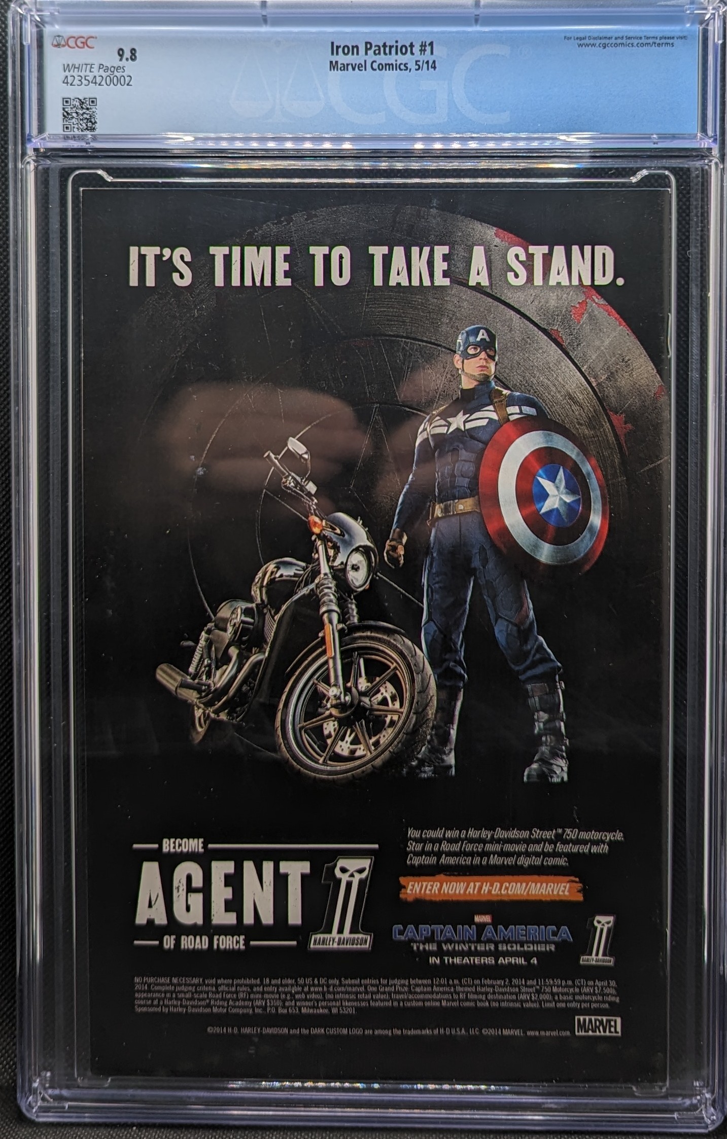 Iron Patriot #1 CGC 9.8