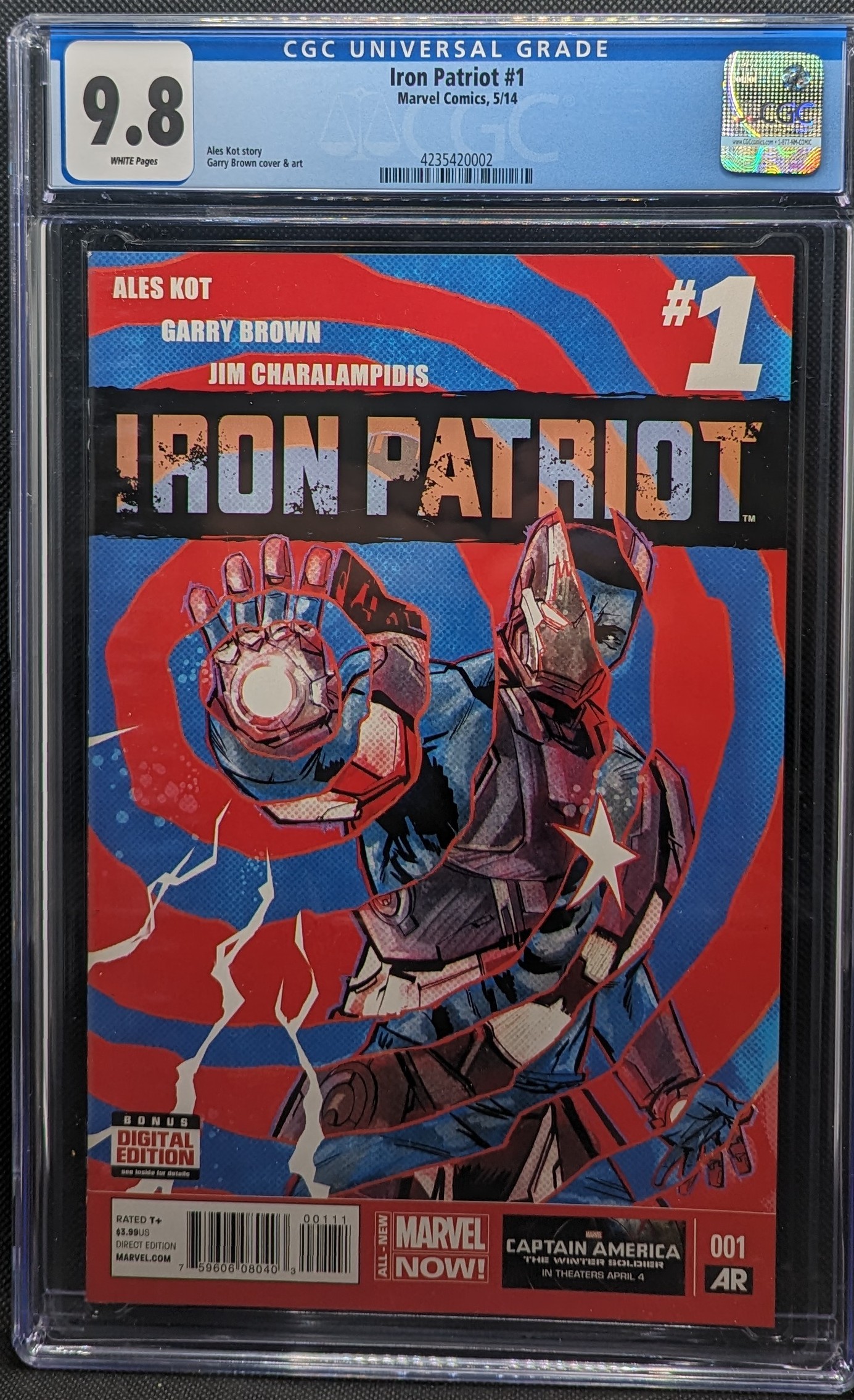 Iron Patriot #1 CGC 9.8