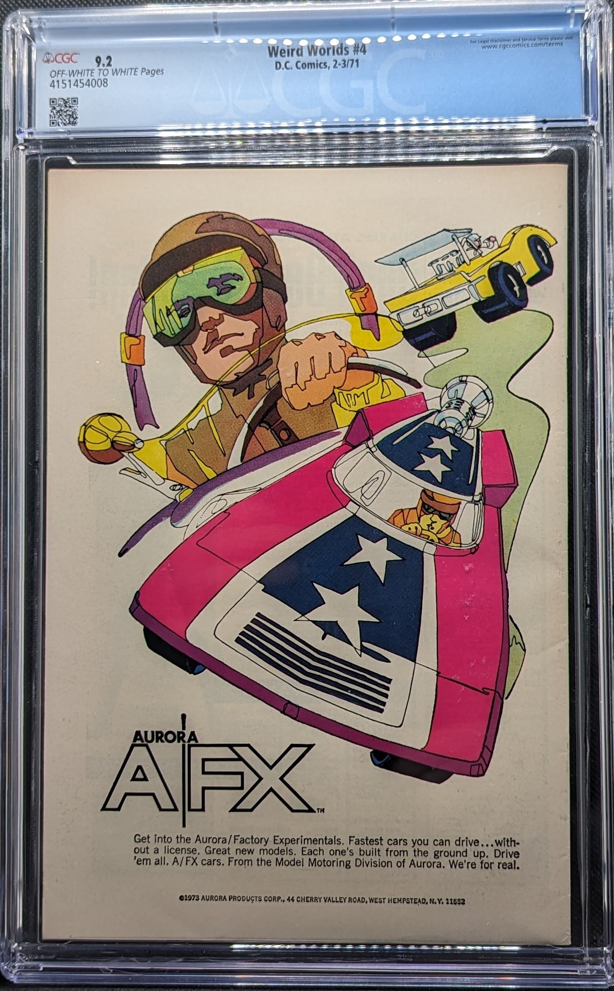 Weird Worlds #4 CGC 9.2
