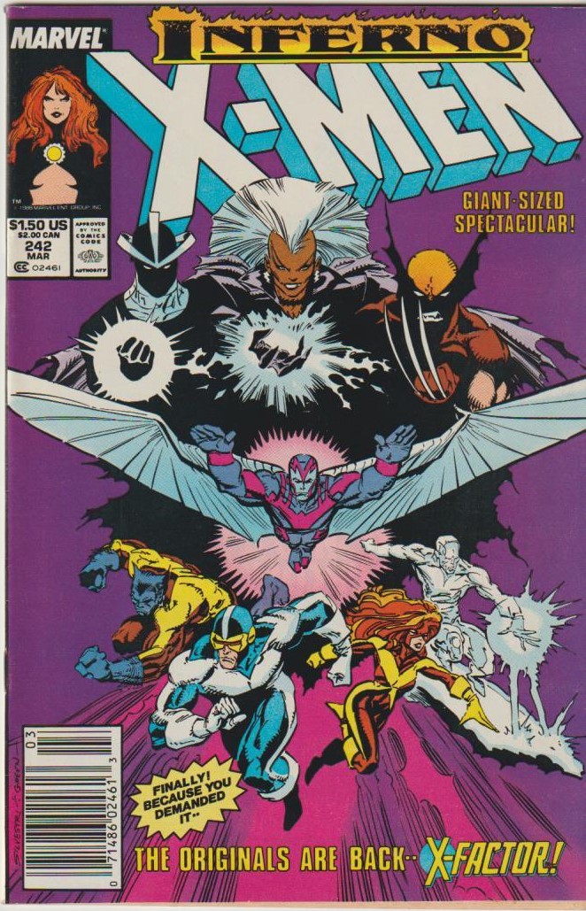 Uncanny X-Men #242 Newsstand Edition