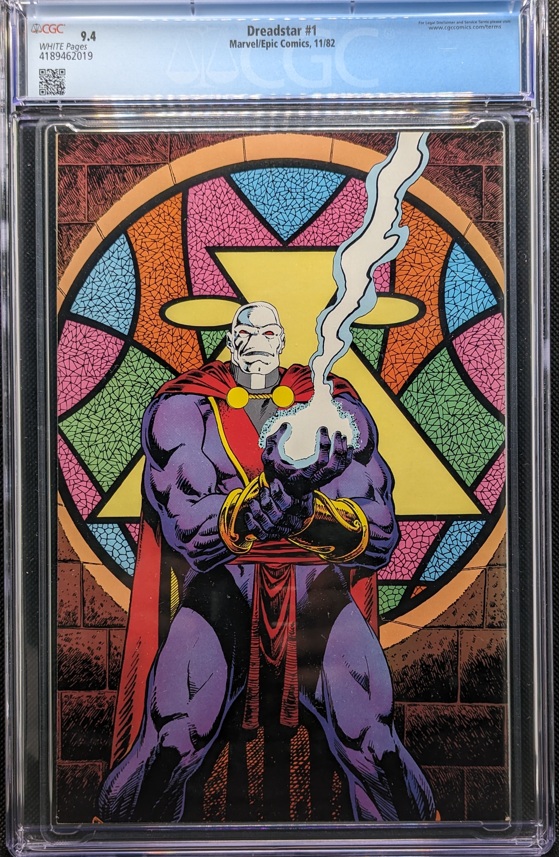 Dreadstar #1 CGC 9.4 Epic Comics 1982