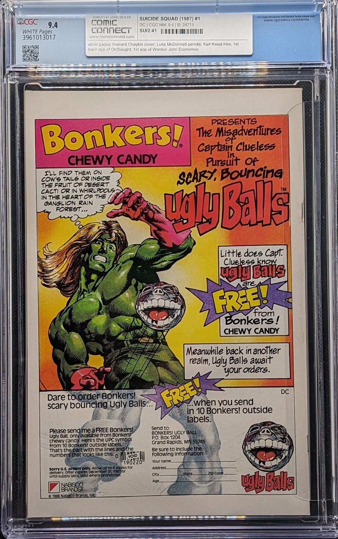 Suicide Squad #1 First Squad - CGC 9.4