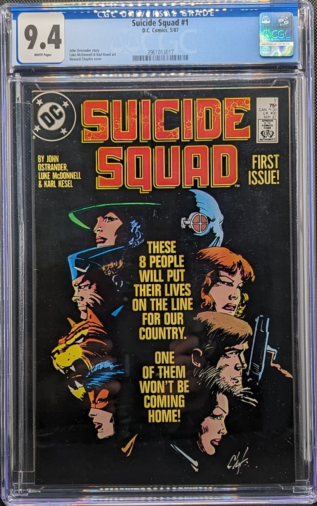 Suicide Squad #1 First Squad - CGC 9.4