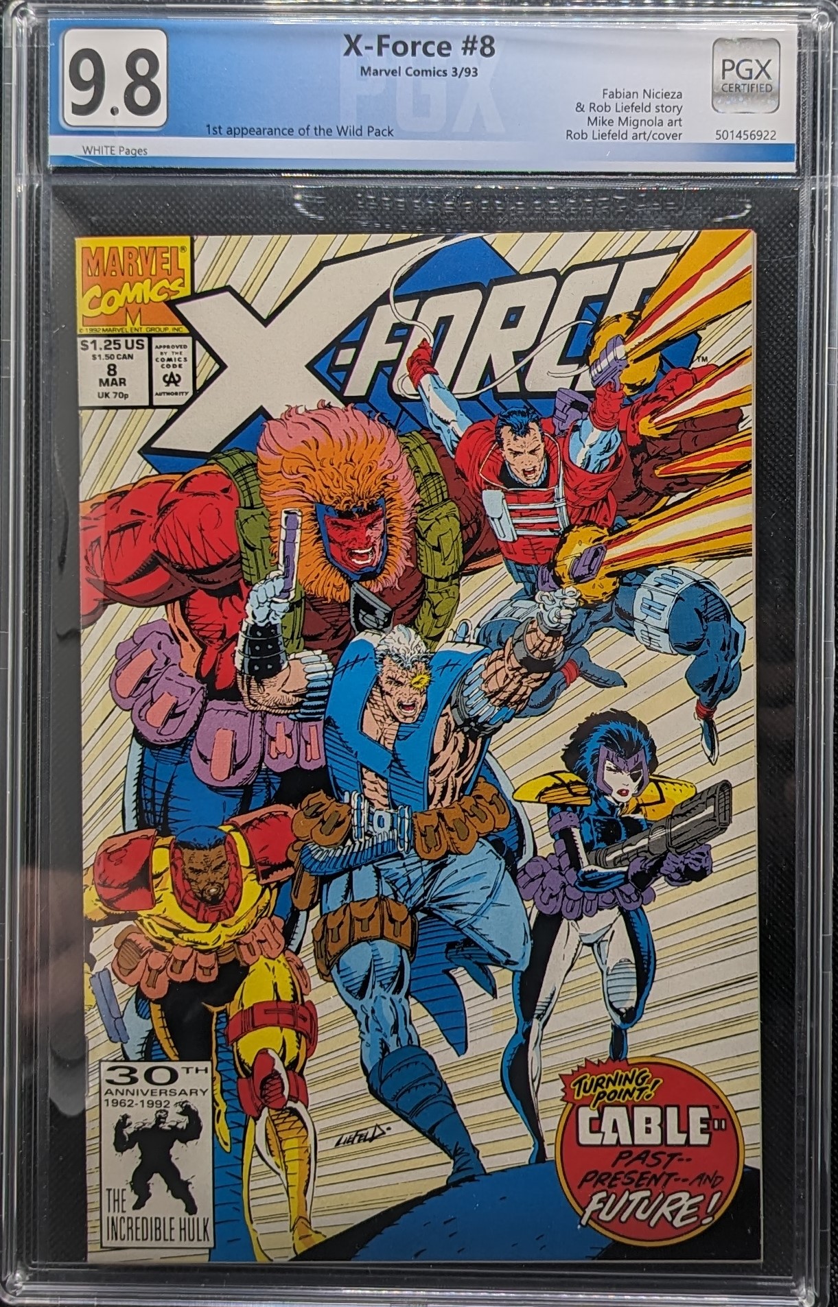 X-Force #8 1st Wild Pack - PGX 9.8