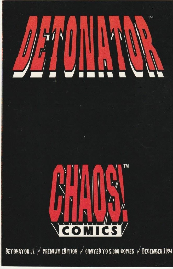 Detonator #1 SUPER RARE Holofoil Variant 