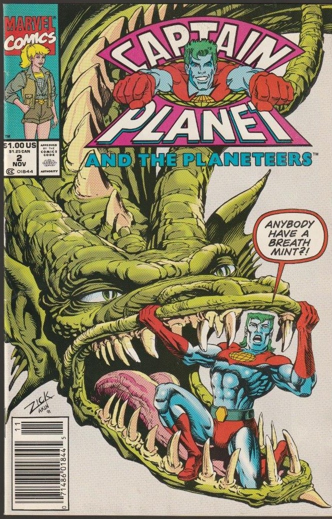 Captain Planet #2 Newsstand Edition 