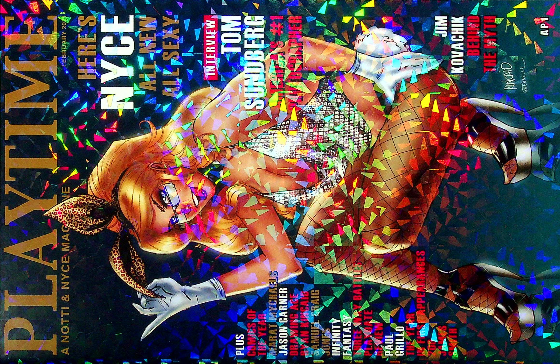 Notti & Nyce Playtime - Playboy Homage - Crystal Fleck Foil - AP1 