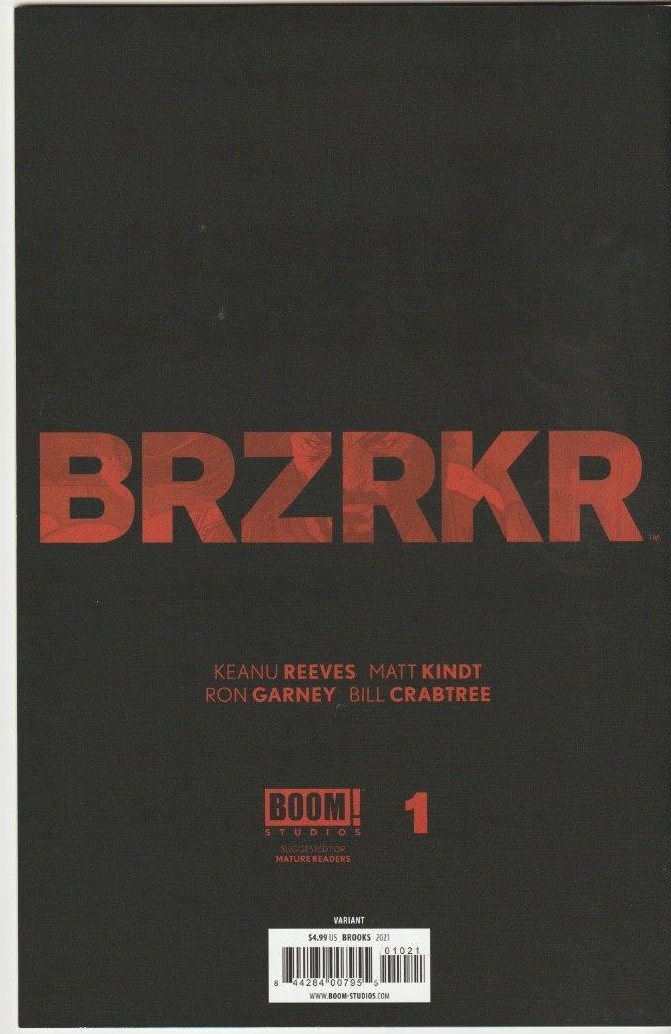 BRZRKR #1 Mark Brooks Variant 1st BRZRKR 