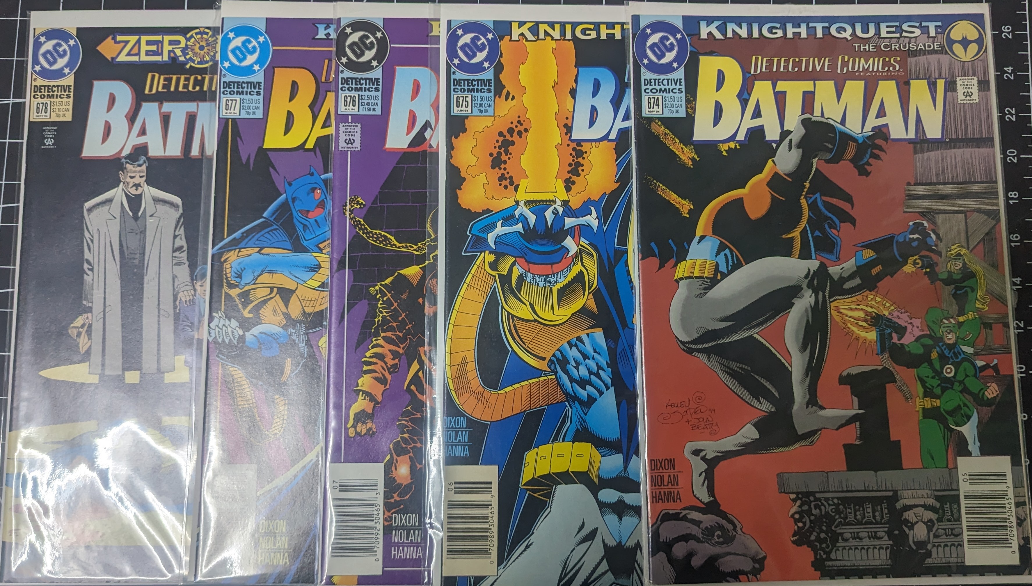 Detective Comics Batman #659-681 - Knightfall series (Bane) 