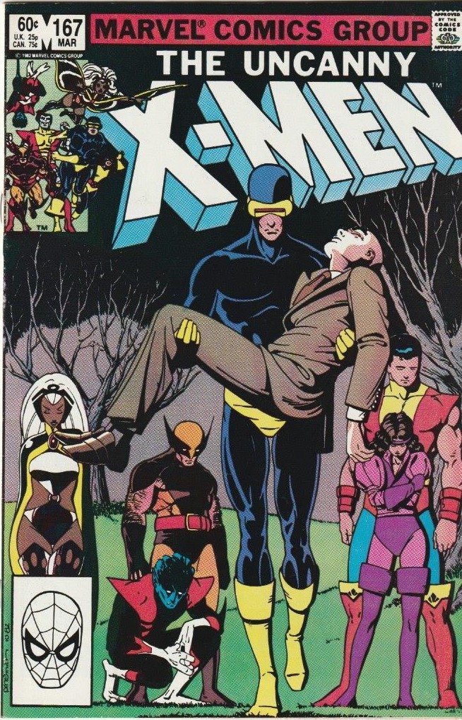 X-Men #167  1st New Mutants in X-Men