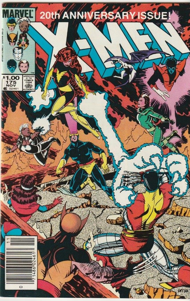 X-Men #175  Newsstand Edition  Marriage of Cyclops and Madelyne Pryor