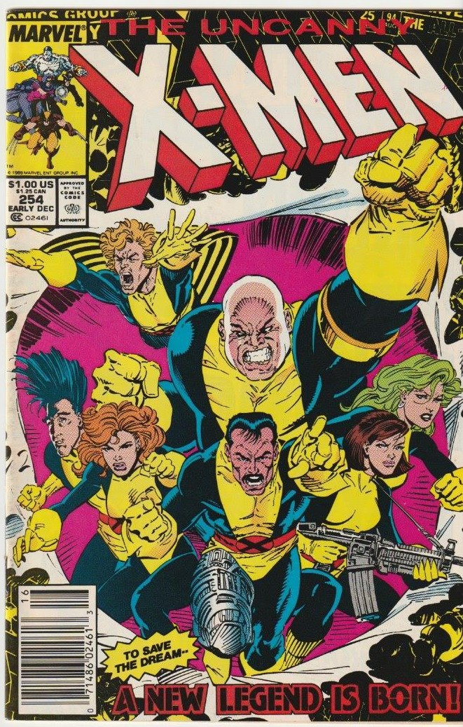X-Men #254 Newsstand Edition 