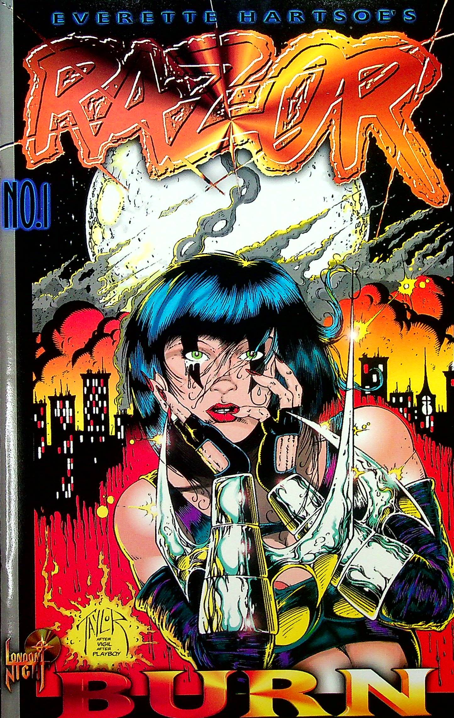 Razor Burn #1 Variant RARE